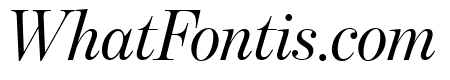 BentonModDisp RegularItalic