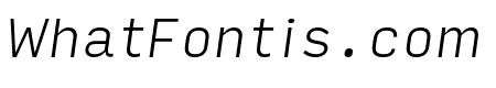 Input Sans Extra Light Italic