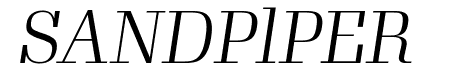 Gimlet Display Condensed Light Italic