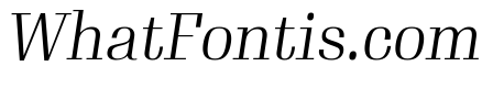 Gimlet Display Condensed Light Italic