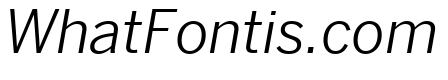 Benton Sans Book Italic