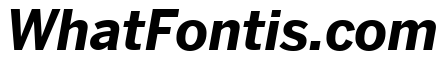 Benton Sans Compressed Bold Italic