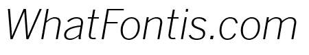 Benton Sans Compressed Light Italic