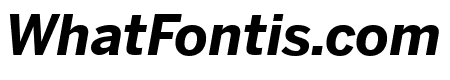 Benton Sans Extra Compressed Bold Italic