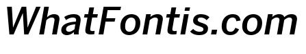Benton Sans Extra Compressed Medium Italic