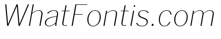 Benton Sans Extra Light Italic