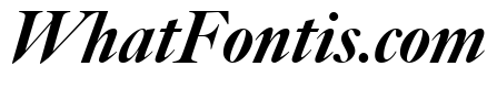Big Caslon FB Black Italic