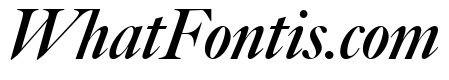 Big Caslon FB Bold Italic