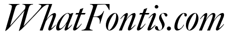 Big Caslon FB Italic