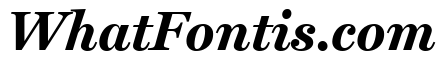Miller Text Bold Italic