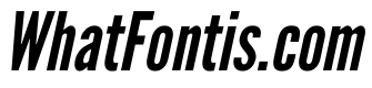 League Gothic Condensed Italic