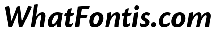 Cronos Pro Bold Subhead Italic