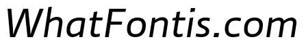 Ratio Regular Italic