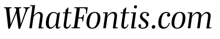 Mencken Std Text Italic