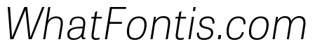 Tablet Gothic Condensed Thin Oblique