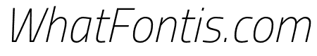 Cairo ExtraLight Italic