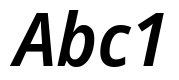 Noto Sans Display Condensed SemiBold Italic