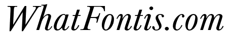 Baskerville URW Extra Narrow Regular Oblique