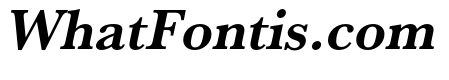 Baskerville URW Narrow Bold Oblique