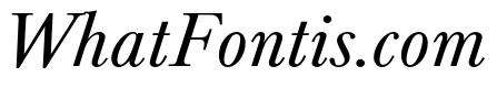 Baskerville URW Regular Italic