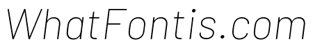 Barlow 100italic