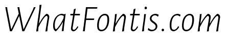Alegreya Sans 300italic