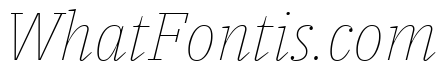 IBM Plex Serif 100italic