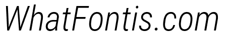 Roboto Condensed 300italic