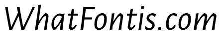 Alegreya Sans italic