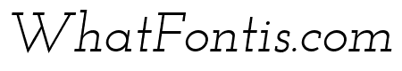 Josefin Slab italic