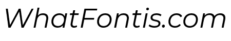Montserrat italic