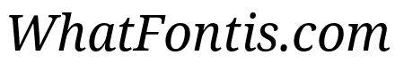 Noto Serif italic