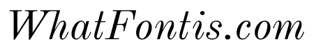 Old Standard TT italic
