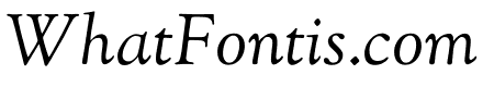 Sorts Mill Goudy italic