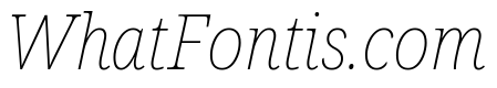 Noto Serif SemiCondensed Thin Italic