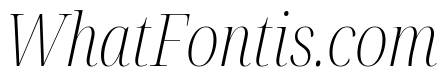 Noto Serif Display Condensed ExtraLight Italic
