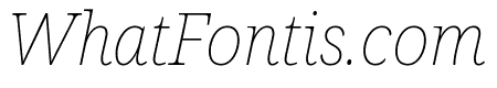 Noto Serif Thin Italic