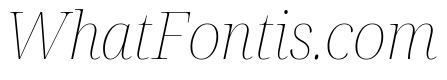 Noto Serif Display Thin Italic