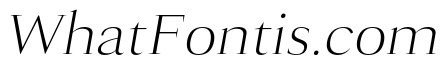 Lara Light Italic