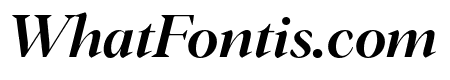 Fortescue Display Bold Italic Pro