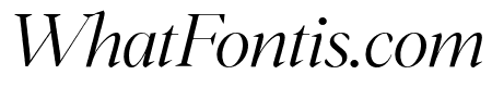 Fortescue Display Light Italic Pro