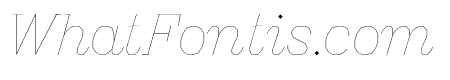 Mad Serif Fill Light Italic