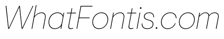 Visuelt Thin Italic Pro