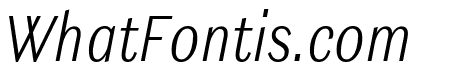 Ludwig Condensed Thin Italic
