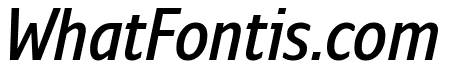 Monitor Condensed SemiBold Italic