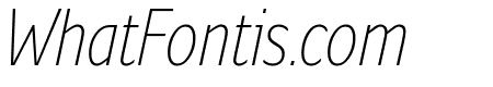 Monitor Condensed Thin Italic