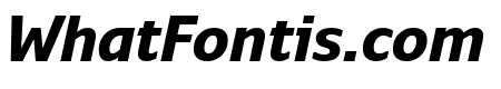 Monitor SemiCondensed ExtraBold Italic