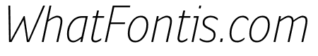 Monitor SemiCondensed Thin Italic