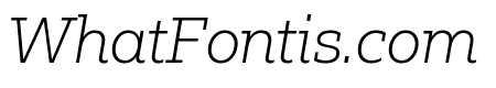 Fakt Slab Light Italic