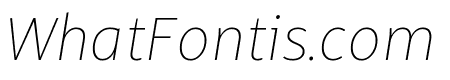 Alto Thin Italic